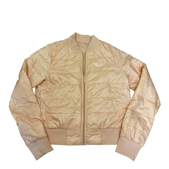 Lululemon ‘Nonstop’ Reversible Puffer Bomber Jacket, Small/6 - Picture 6 of 9